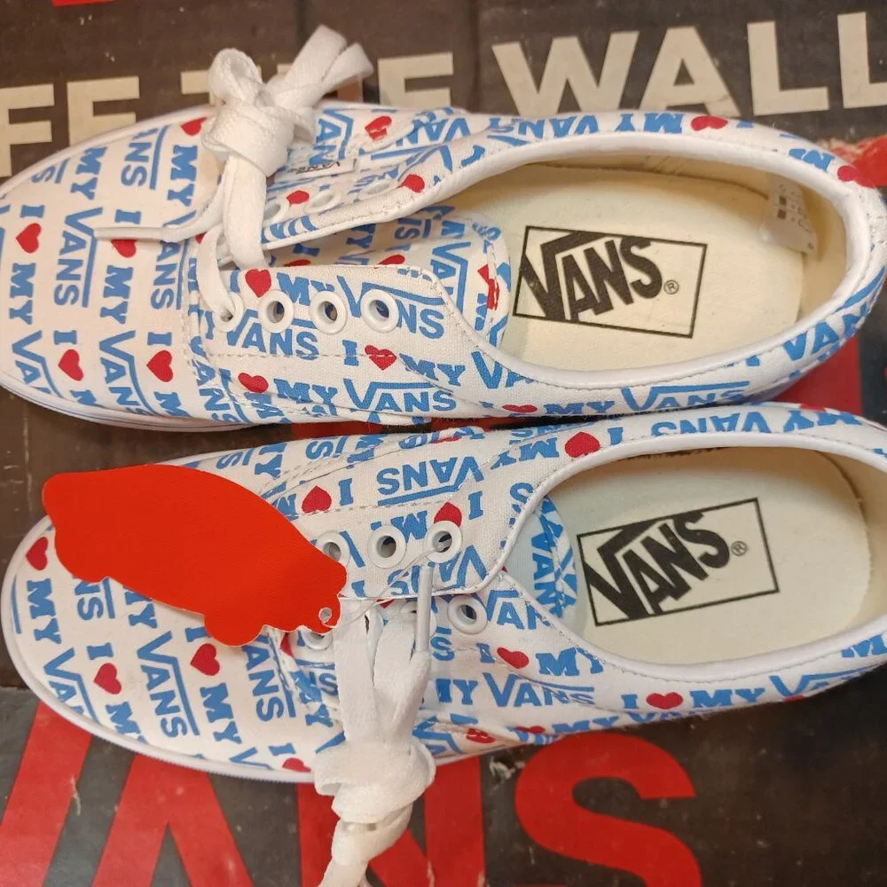 I Heart My Vans Men's 5.5/Women's 7 Era Red/White/Blue VN0A38FRVPS